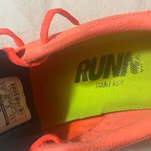 Nike Orange Textile Sneakers for Vibrant Style